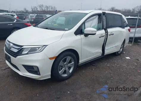 2018 Honda Odyssey Ex-L z USA, uszkodzony, nr VIN 5FNRL6H71JB057409